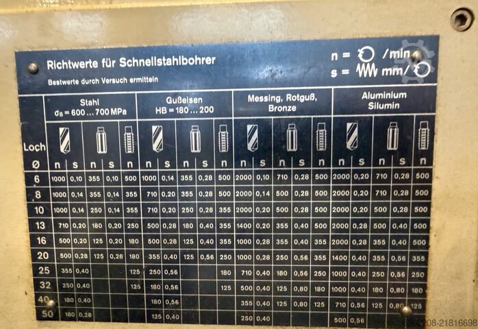 Zuilboormachine WMW Heckert SABO standard 40