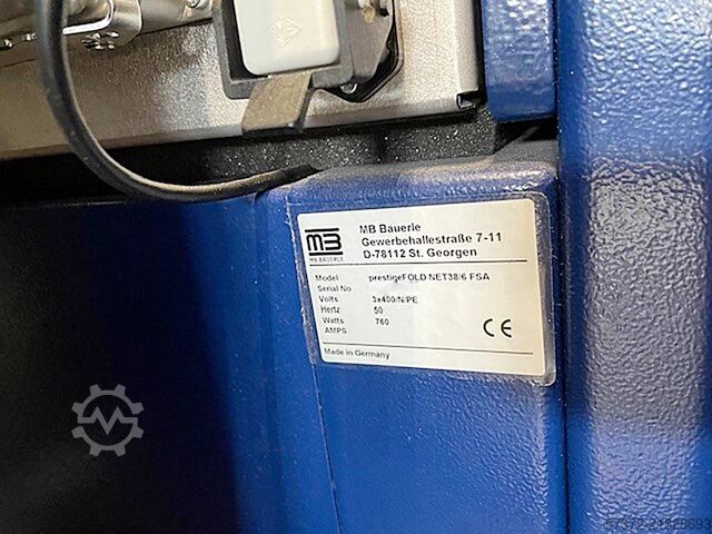 Vouwmachine Bäuerle prestigeFOLD net38-0-4/prestigeFOLD net38-6 FSA