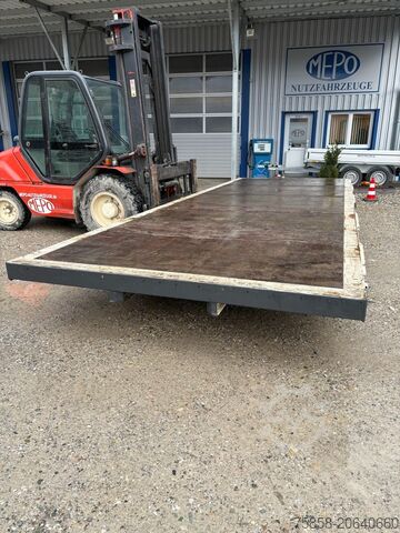 Intercambiar cuerpo abierto Krone 7,45m BDF Plattform mehrfach vorhanden