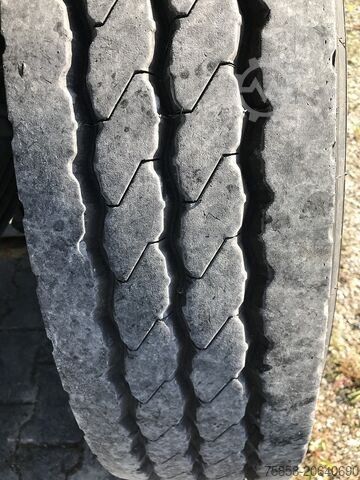 Remolque con plataforma y lona SCHMITZ 3Achser Bundeswehr mit HU+SP TOP Zustand