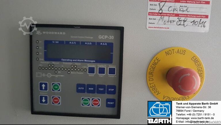 Συμπαραγωγική μονάδα (ΒΗΚ), 800 kVA Stiegele 