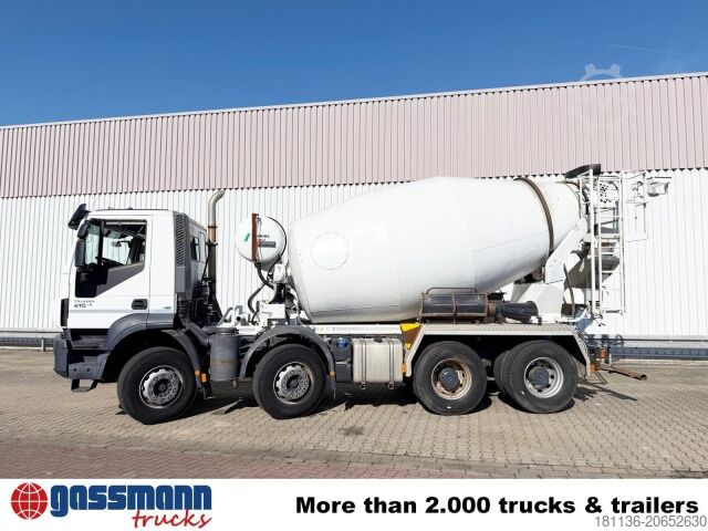 Impianto di betonaggio mobile Iveco Trakker AD340T41B 8x4, Betonmischer Stetter ca.