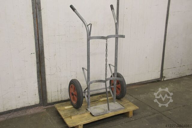 Carrinho de transporte de garrafas de gás Promat verzinkte Ausführung