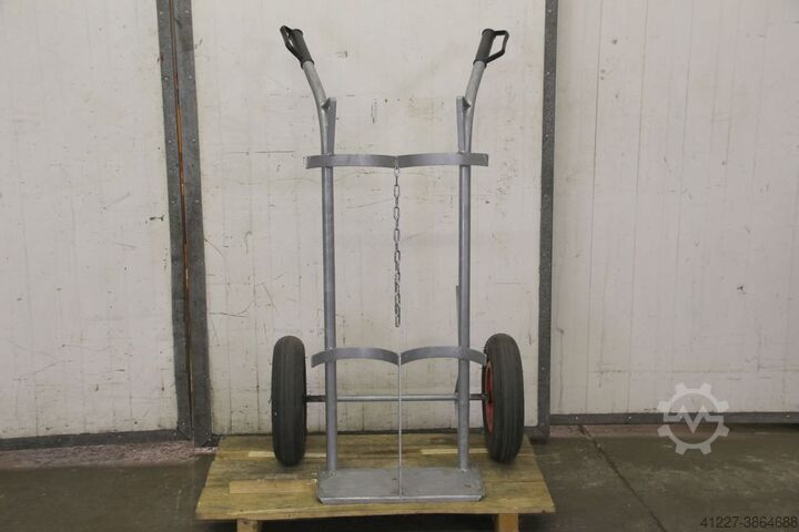 Carrinho de transporte de garrafas de gás Promat verzinkte Ausführung