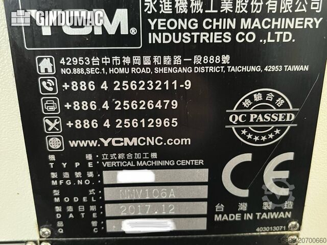 Vertikalna maљinske centar YCM NMV106A