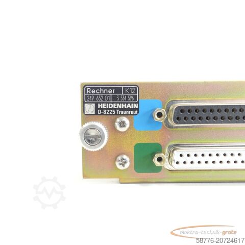 Component Heidenhain Rechner . 249 652 01 SN:3534596
