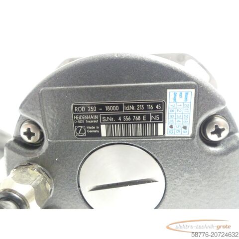 Heidenhain component Heidenhain ROD 250-18000 Drehgeber ID: 213 116 45 SN: 4556768E