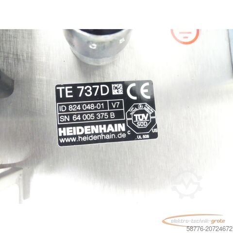 Heidenhain component Heidenhain TE 737D Tastatur ID 824 048-01 V7 SN 64005375B - -