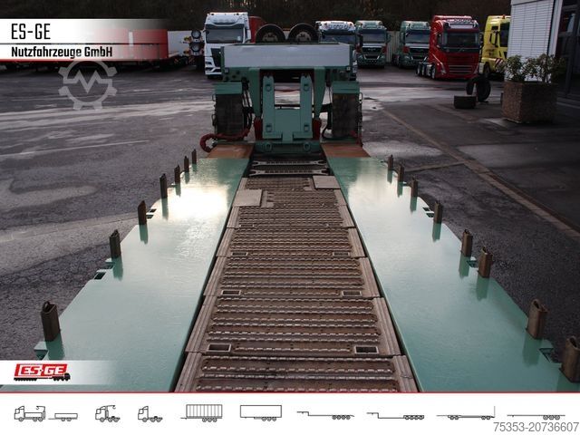 Tieflader-Sattelauflieger GOLDHOFER 3-Achs-Tiefbett 3x12 t