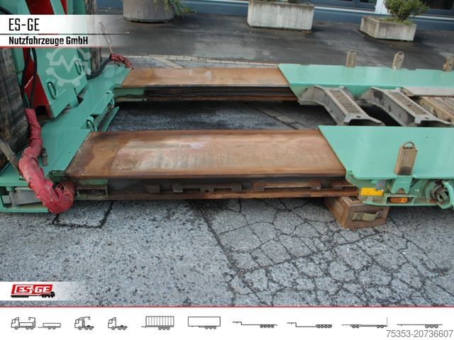 Tieflader-Sattelauflieger GOLDHOFER 3-Achs-Tiefbett 3x12 t