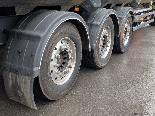 Naczepa wywrotka STAS HardoX Stahl 86 m³, Liftachse, ALCOA, Unfaller