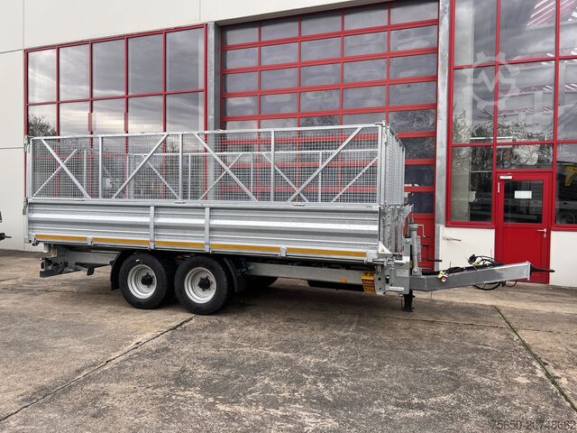 Remorque à benne basculante Möslein TTD 11 Breite Reifen 5,70 lang Kipper Tieflader, Breite Reifen, 5,70 m lang-- Neufahrzeug --