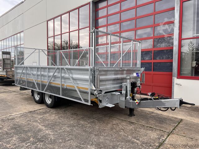 Remorque à benne basculante Möslein TTD 11 Breite Reifen 5,70 lang Kipper Tieflader, Breite Reifen, 5,70 m lang-- Neufahrzeug --