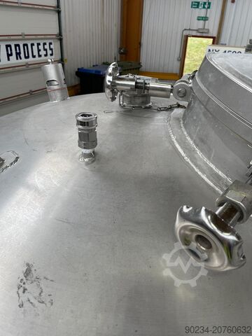 1,370 Litre Stainless Services Ltd 316L Stainless Steel Vertical Storage Tank, STAINLESS SERVICES LTD. 1,370 Litre