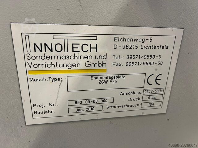 Mesa de descarga para impressora de etiquetas Innotech | Hermes ZGW F25 | A4L