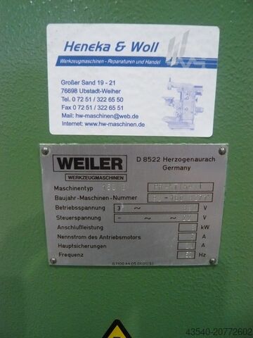 Tokarka uniwersalna Weiler Praktikant 160B