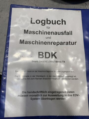 Uniwersalne centrum obróbcze DMG MORI DMU 70 EVOLUTION