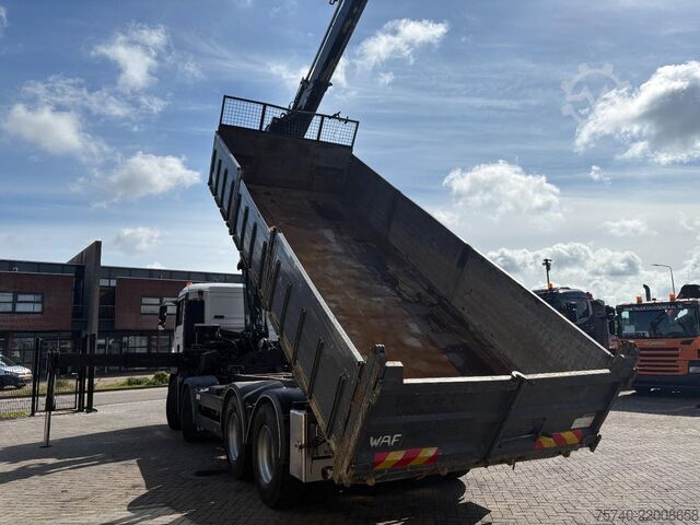 Kraanwagen MAN TGA + HIAB 322 E-7 HIPRO + TIPPER + 8X4 + REMOTE