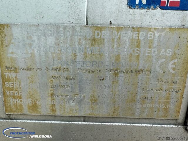 Betonpumpe Mercedes-Benz Arocs 3242 AMV 7450D Concreetsprayer, 8x4, Blad...