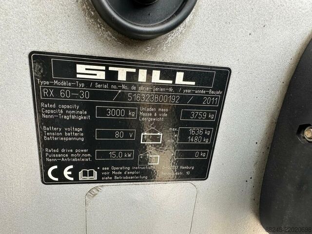 VS-22912 Elektrische triplex heftruck Still RX60-30 STILL RX60-30