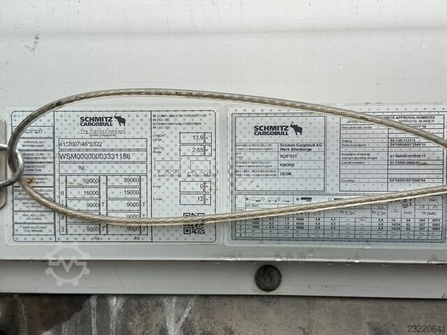 Schmitz Cargobull schuifzeil Schmitz Cargobull Schuifzeil