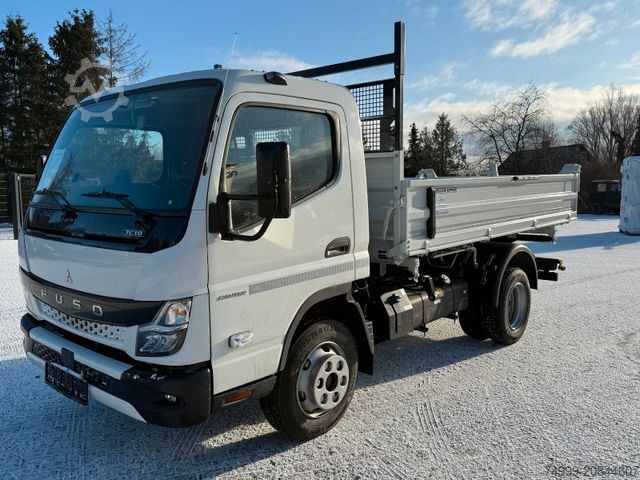 Three-way tipper van FUSO Canter 7C18 Meiller Kipper Tageszulassung