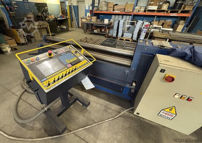 Hidráulico máquina dobladora de cuatro rodillos MG 2050 x 4 / 2 mm CNC