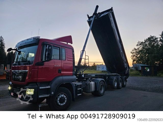 Kipper Auflieger CARNEHL 24 m CHKS/HH   Stahl  Kippmulde Plane Lift achse