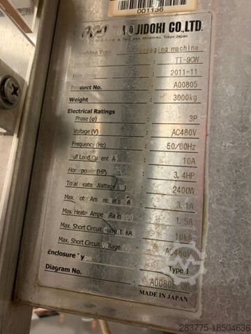 Doypack tasaktöltő folyadékokhoz Toyo Jidoki TT-9CW