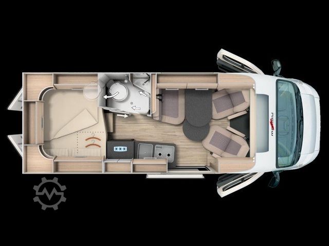 Lakóautó MALIBU 600 DB K GT *MJ26*Messepreis CMT*Autom.*Navi*RFK