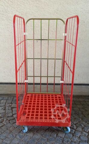 ROLKOFFER ROLWAGENS 3-ZIJDIG SCHOORSTEENHOUT Schrey RW-3155ü