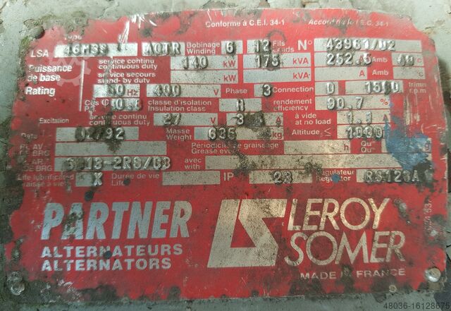 Stroomgenerator SCANIA DS 9 56