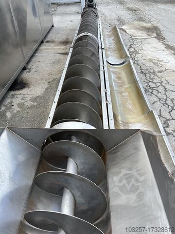 Transportador de tornillo Bucher Bucher Stainless Steel Screw Conveyor