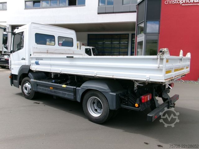 Three-way tipper van MERCEDES-BENZ 818 Atego*Meiller 3Seit-Kipper*2x AHK*Klima*Diff