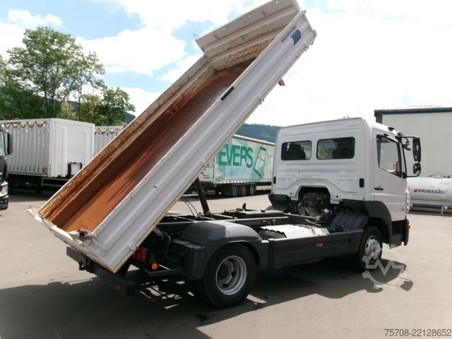 Three-way tipper van MERCEDES-BENZ 818 Atego*Meiller 3Seit-Kipper*2x AHK*Klima*Diff