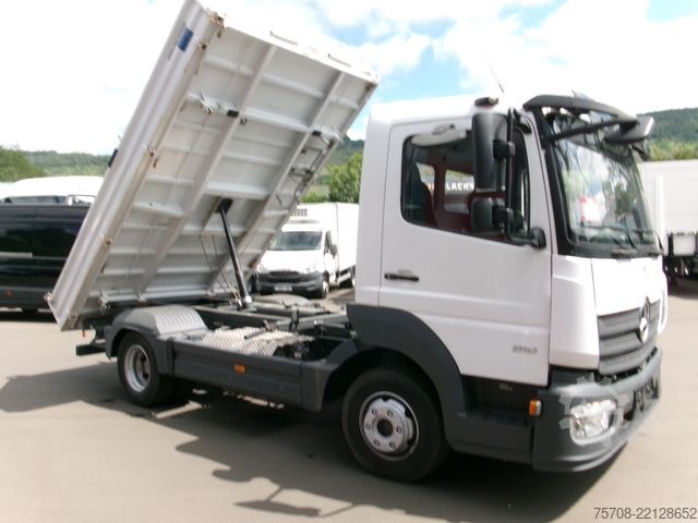 Three-way tipper van MERCEDES-BENZ 818 Atego*Meiller 3Seit-Kipper*2x AHK*Klima*Diff