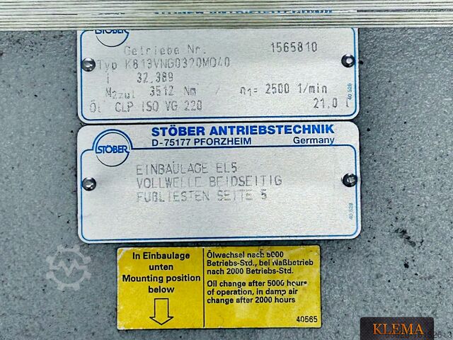 Stöber Motor Rexroth servo-gearmotor Stöber K813VNG0320MO40