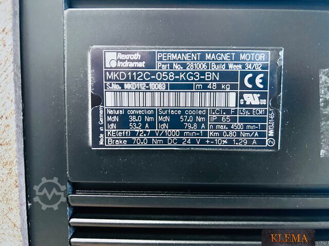 Stöber Motor Rexroth Servo Motor à engrenages Stöber K813VNG0320MO40