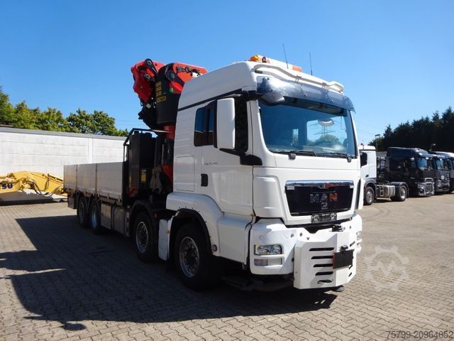 Autokran MAN 35.480 HYDRO TGS Pritsche + PK 65002 Kran 8x2-4