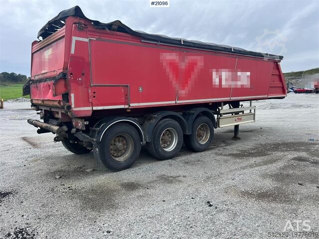 Fliegl Fahrzeugbau ASS 372 asfalt sættevogn med udskubningssystem Fliegl Fahrzeugbau ass 372 Asphalt semi w/ Push off syste