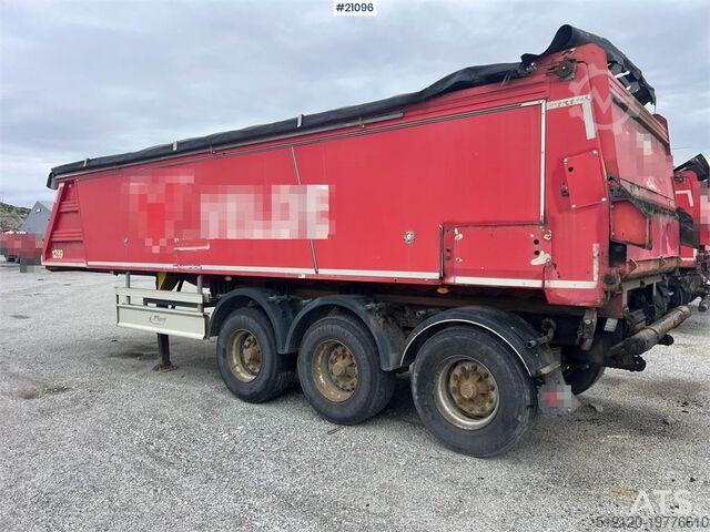 Fliegl Fahrzeugbau ASS 372 asfalt sættevogn med udskubningssystem Fliegl Fahrzeugbau ass 372 Asphalt semi w/ Push off syste