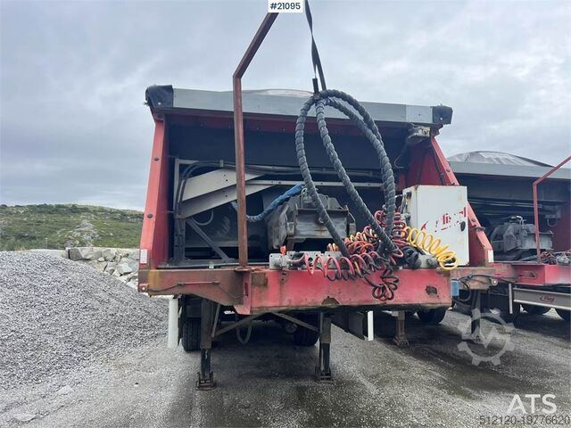 Fliegl Fahrzeugbau ass 3725 asfalt-sættevogn med skubbeudtømningssystem Fliegl Fahrzeugbau ass 3725 Asfaltsemi w/ Push off system
