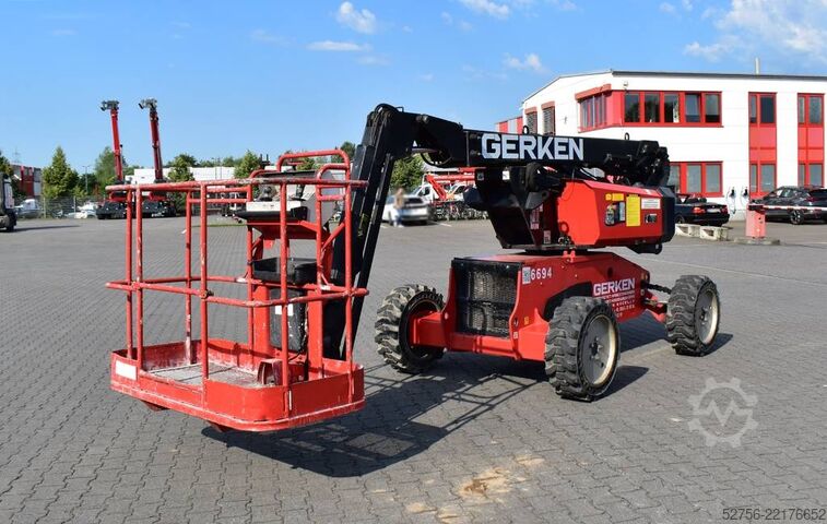 Scharnierende telescopische hoogwerker Manitou MAN GO 12