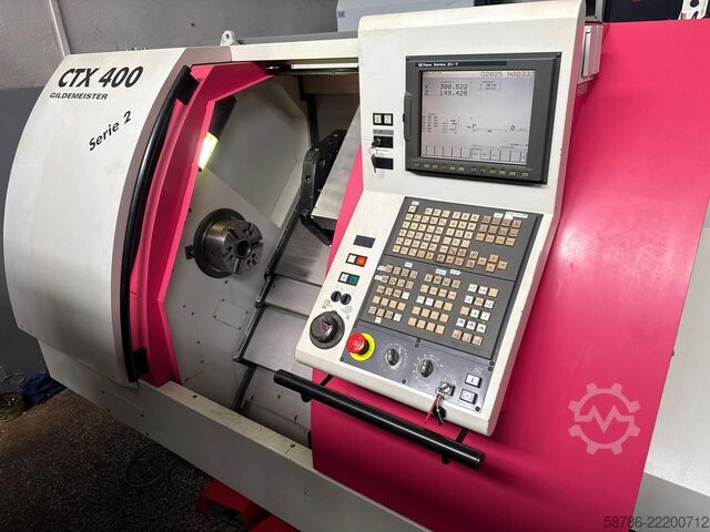 CNC soustruh Gildemeister CTX 400 S2 Fanuc