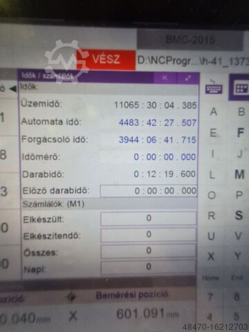 Cnc portaalfreesmachine met haakse kop NCT KAFO BMC2015