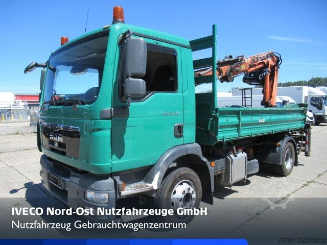 Kiepwagen MAN 12.250 / Atlas/Terex 85.2 / Funk /Greifer / Meille