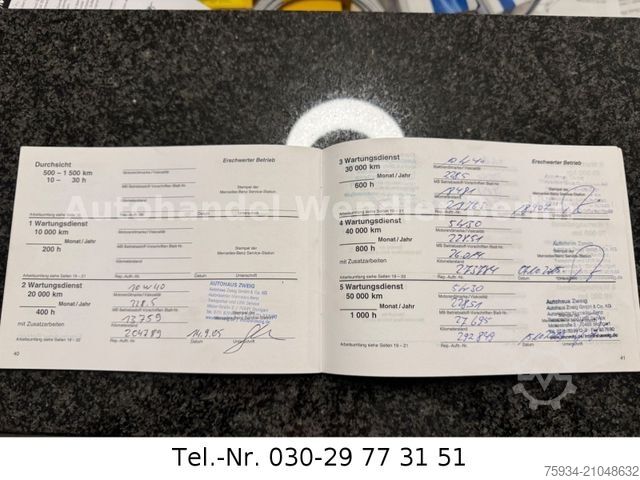 Annan MERCEDES-BENZ 811 gr Haus 6 Sitze rre  orig.31tkm
