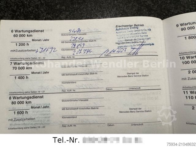 Annan MERCEDES-BENZ 811 gr Haus 6 Sitze rre  orig.31tkm