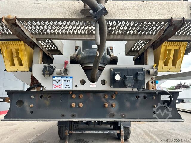 Semi-remorque benne LANGENDORF SKA 24/30 Stahlmulde* Rollplane liftachse