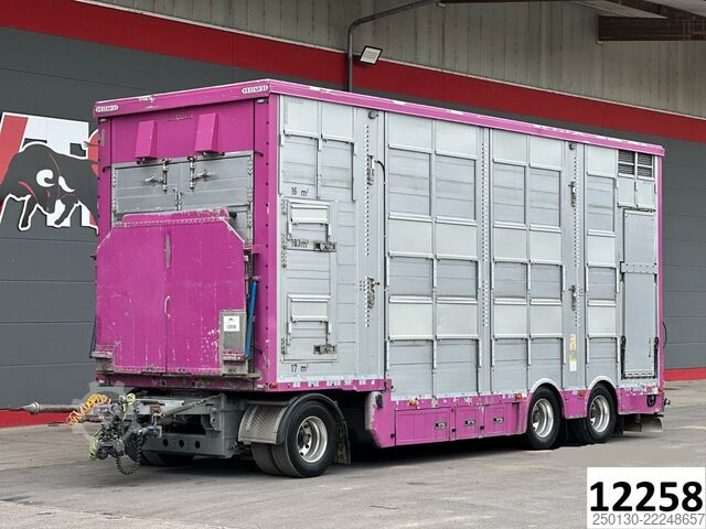 Rimorchio per trasporto cavalli PEZZIOLI 3. Stock  Aggregat/ Tränke/Hubdach/Rampe/Lift